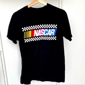 Mens Black NASCAR Tshirt